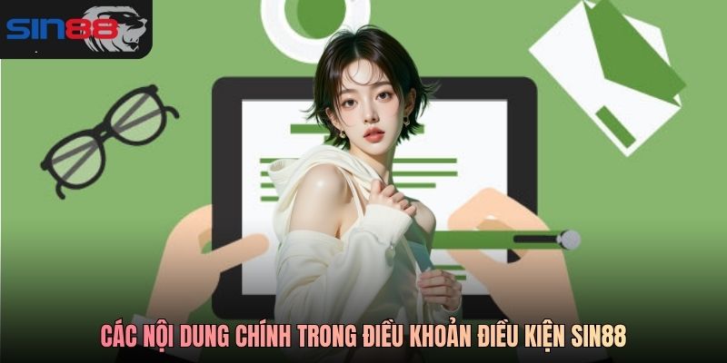Các nội dung chính trong điều khoản điều kiện SIN88